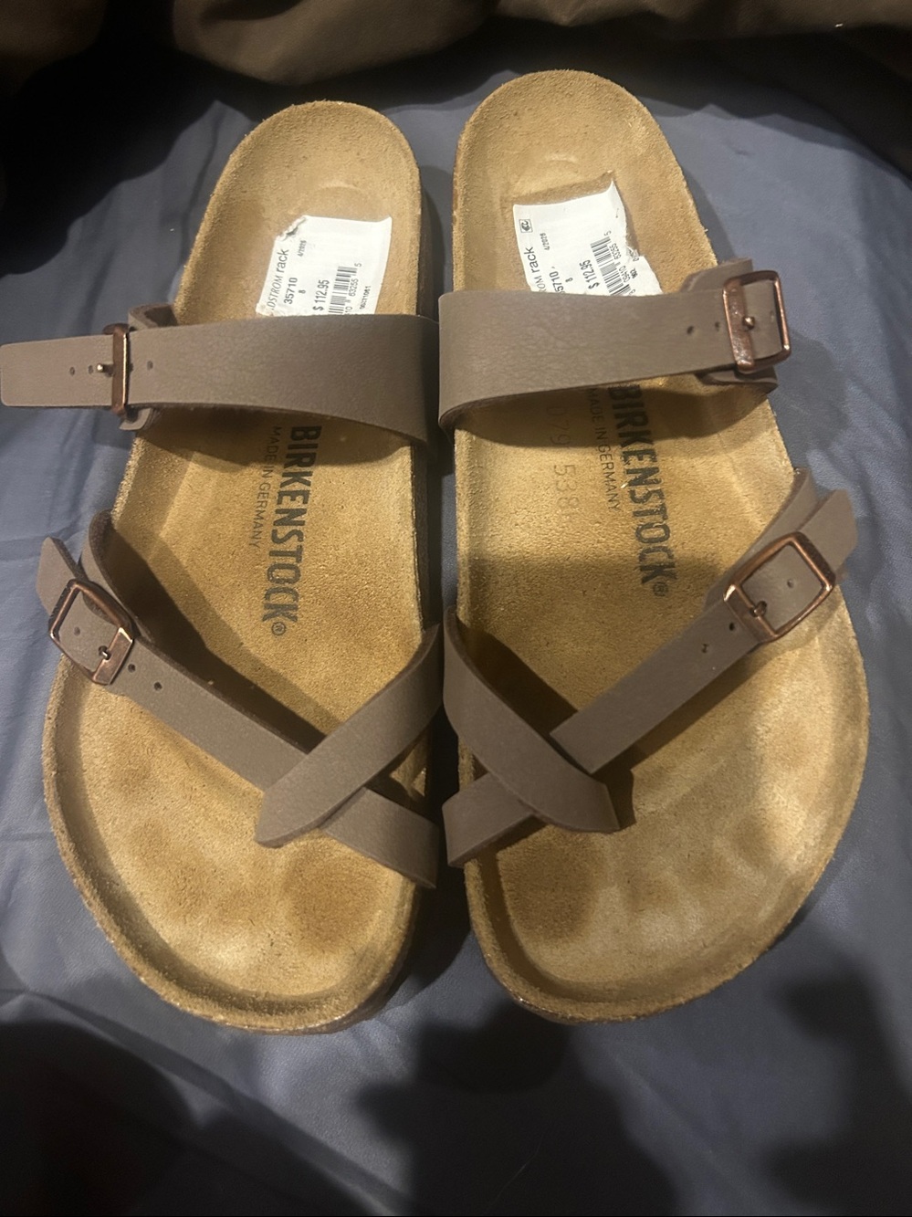 Birkenstock Women’s Taupe Crisscross Mayari Sandals